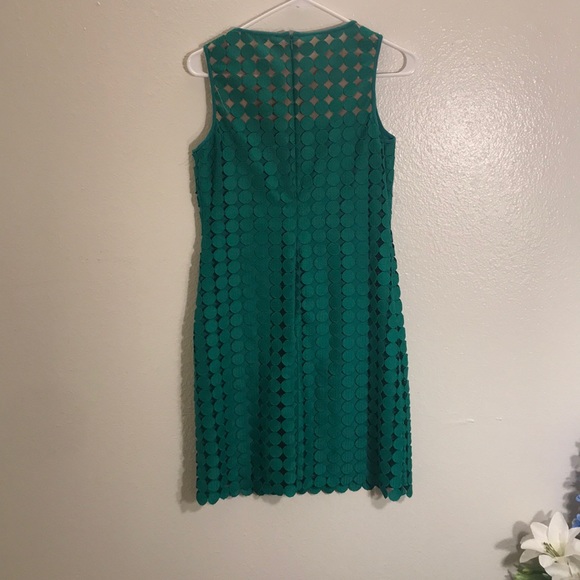 Green Polka Dot Cocktail Dress - Picture 2 of 3